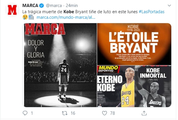 kobe bryant muerte